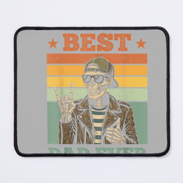 Item preview, Retro Best Dad Ever Skeleton Funny Fathers Day Proud Dad designed and sold by GreggRoss.