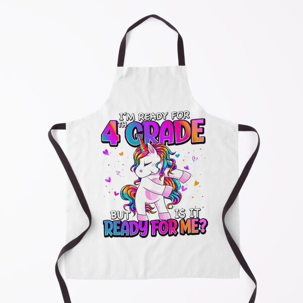 Item preview, im ready for 4th grade unicorn first day of school girls designed and sold by mariazin.