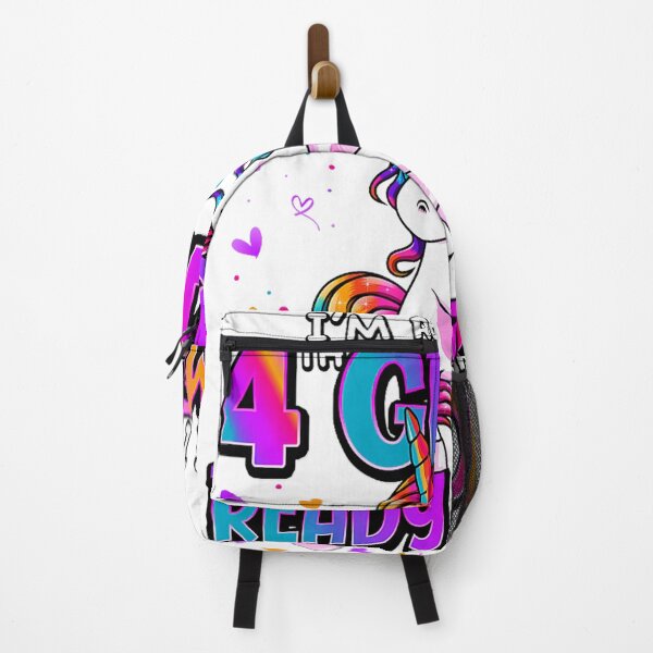 Item preview, im ready for 4th grade unicorn first day of school girls designed and sold by mariazin.