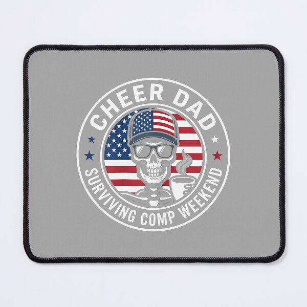 Item preview, Father Day Cheer Dad Surviving Comp Weekend Skeleton Coffee designed and sold by ArleneRowe.