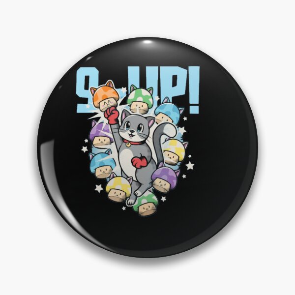 Item preview, 9 Up Retro Gaming Cat Mushroom designed and sold by GenZFashion000.