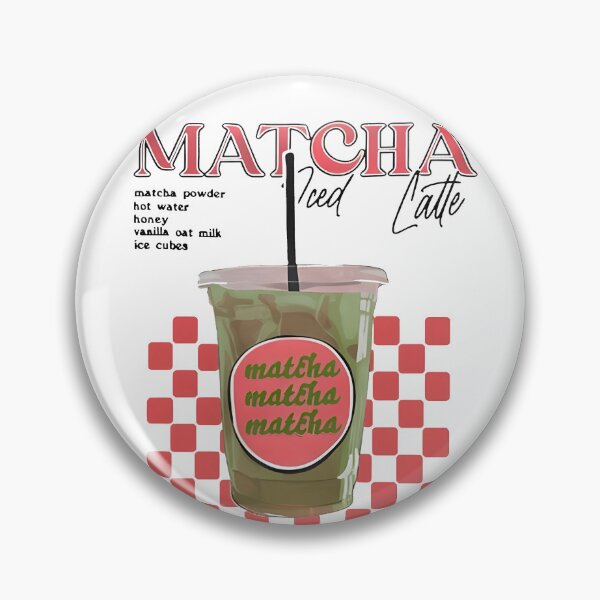 Item preview, Matcha Iced Latte designed and sold by AestheticPrintStudio.