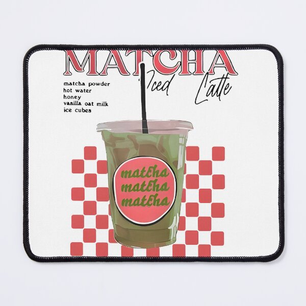 Item preview, Matcha Iced Latte designed and sold by AestheticPrintStudio.