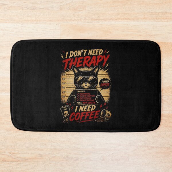 Item preview, Funny Coffee Addict Cat Mugshot Vintage Caffeine Humor designed and sold by Modaozushi216.