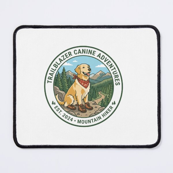 Item preview, Golden Retriever Hiking Club Retro Outdoor Adventure Dog Mom designed and sold by PictoVibe.