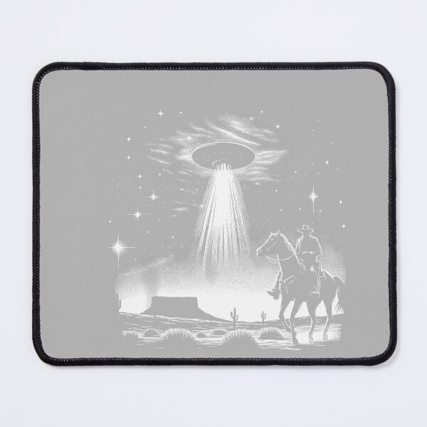 Item preview, Retro Cowboy UFO Desert Encounter Vintage Sci-Fi Tee designed and sold by GreggRoss.