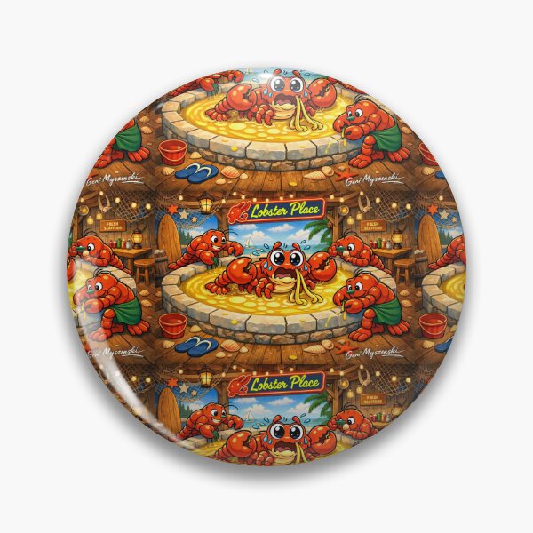 Item preview, Larry and friends hanging out at Lobster Place designed and sold by The Art Queen Of Michigan .