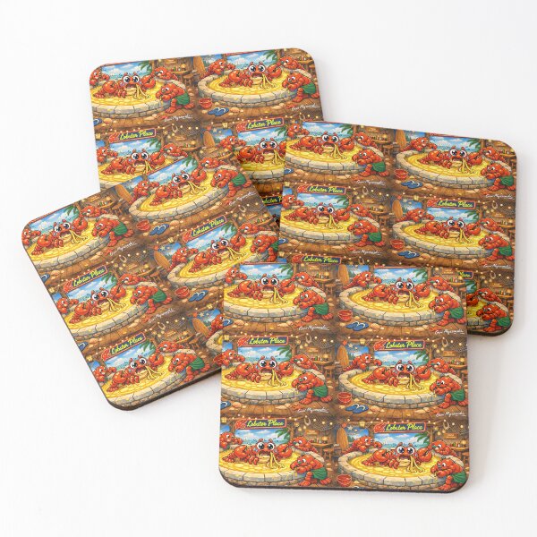 Item preview, Larry and friends hanging out at Lobster Place designed and sold by The Art Queen Of Michigan .