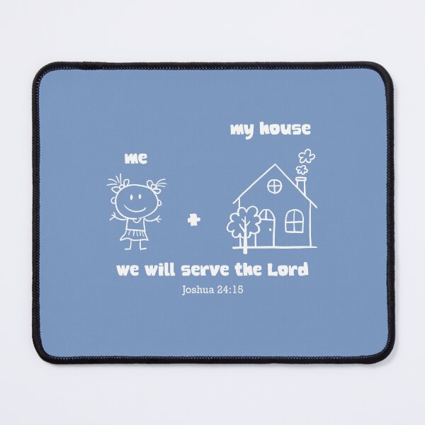 Item preview, As For Me and My House We Will Serve the Lord Girl Faith Looks Good designed and sold by FaithLooksGood.