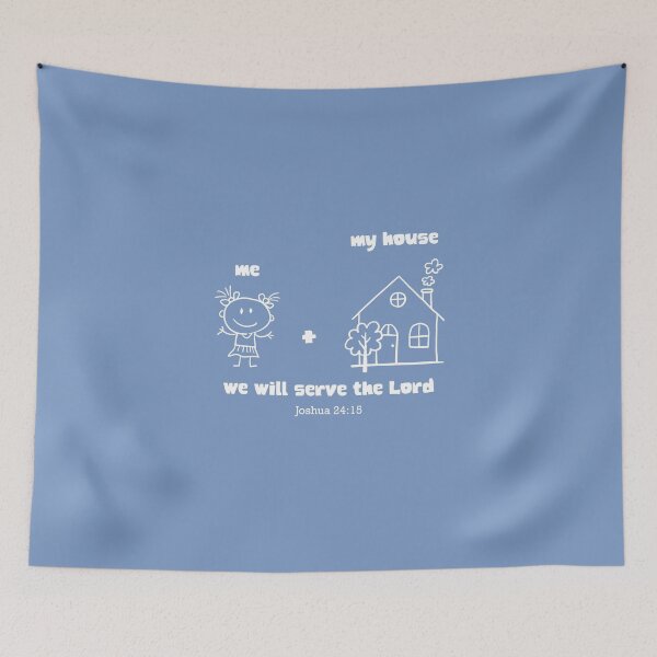 Item preview, As For Me and My House We Will Serve the Lord Girl Faith Looks Good designed and sold by FaithLooksGood.
