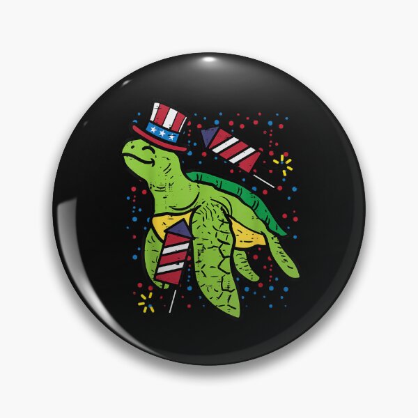 Item preview, eastern box turtle 4th of july us american flag patriotic  designed and sold by mariazin.