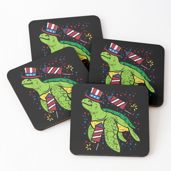 Item preview, eastern box turtle 4th of july us american flag patriotic  designed and sold by mariazin.