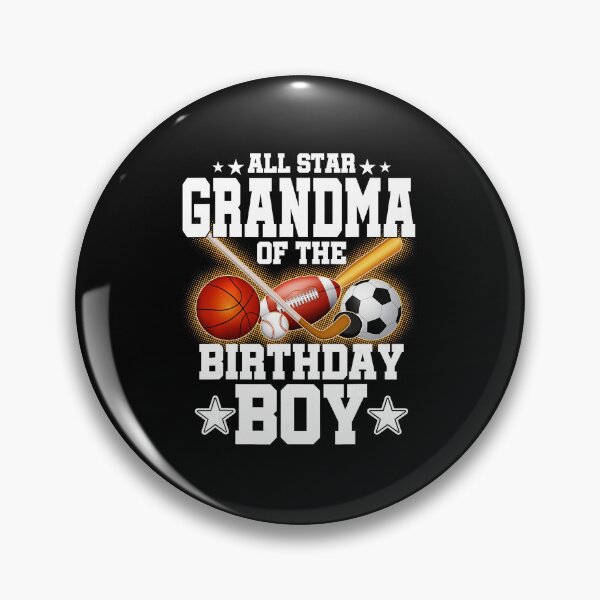 Item preview, Proud Basketball Grandma Celebrating the Birthday Boy Sports Style designed and sold by allistermariam.