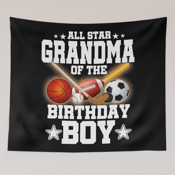 Item preview, Proud Basketball Grandma Celebrating the Birthday Boy Sports Style designed and sold by allistermariam.