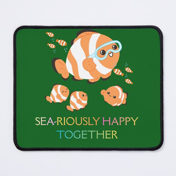 Item preview, Happy little fish swimming through life together designed and sold by LEEVISWA.