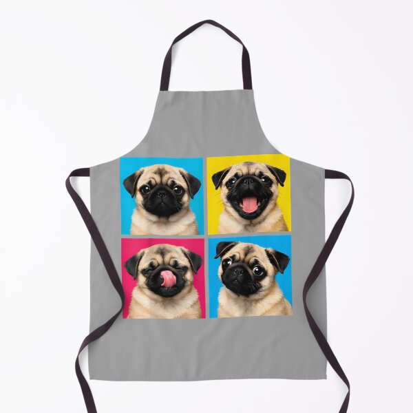 Item preview, Retro Cute Pug Funny Youth Life from Dad Mom Meme Grid designed and sold by GreggRoss.