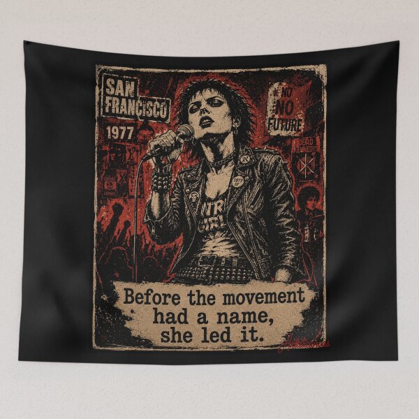 Item preview, Penelope Houston Punk Command Stage Artwork designed and sold by Artisticanvas.