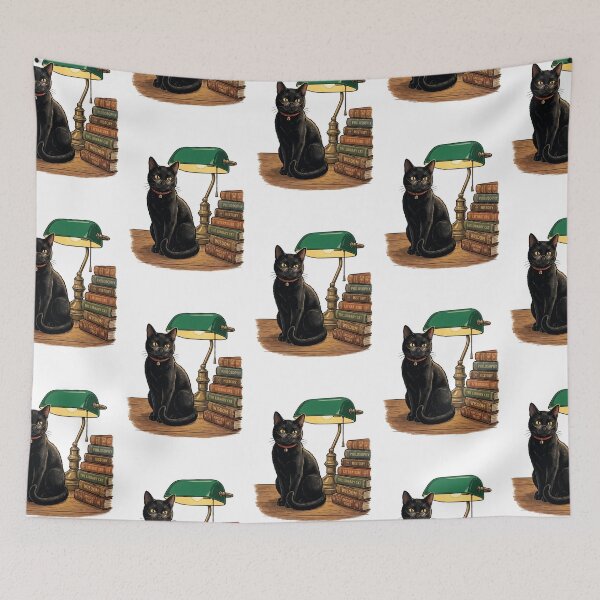 Item preview, Reading Cat Society Literary Bookworm Librarian Cat Mom designed and sold by PictoVibe.