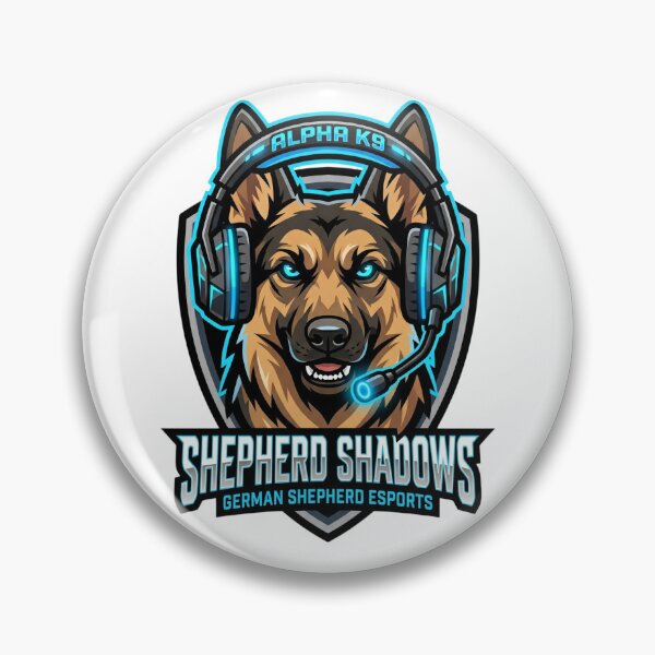 Item preview, E Sports Dog Squad Gaming German Shepherd Gamer designed and sold by PictoVibe.