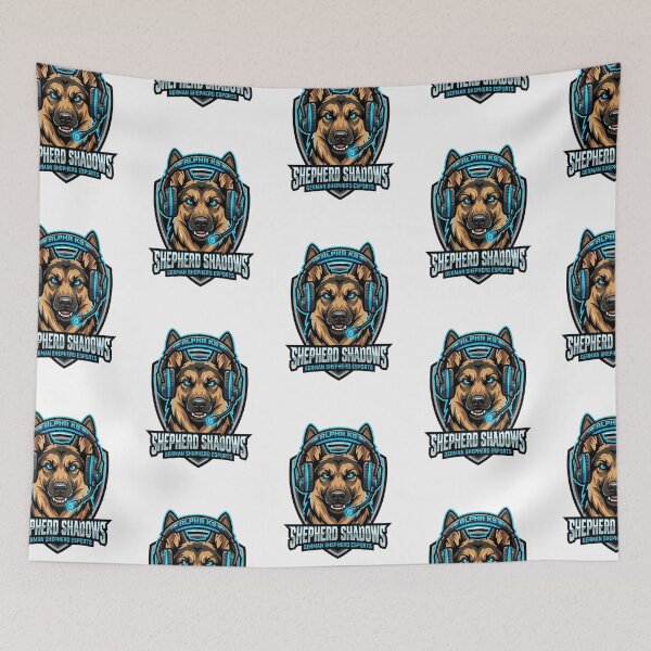 Item preview, E Sports Dog Squad Gaming German Shepherd Gamer designed and sold by PictoVibe.