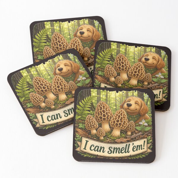 Item preview, I Can Smell 'Em - Morel Hunting Dog Tee designed and sold by 2BrokeYoopers.