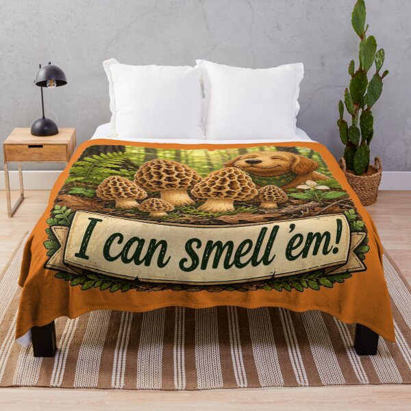 Item preview, I Can Smell 'Em - Morel Hunting Dog Tee designed and sold by 2BrokeYoopers.
