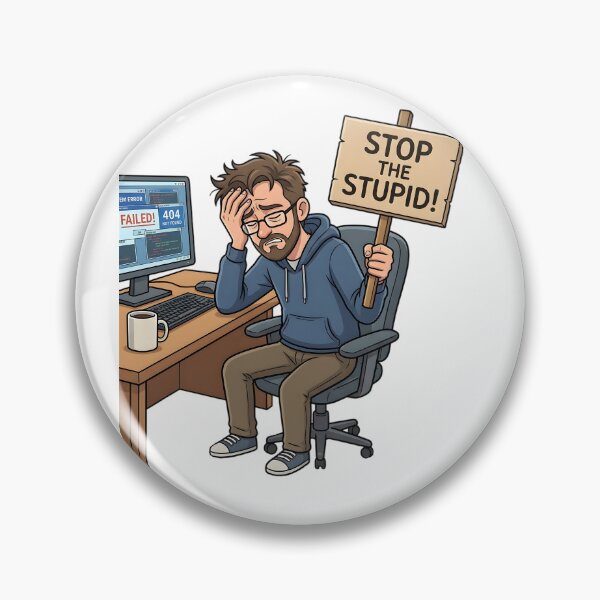 Item preview, Stop the Stupid Tech designed and sold by Eclectic Monkey.