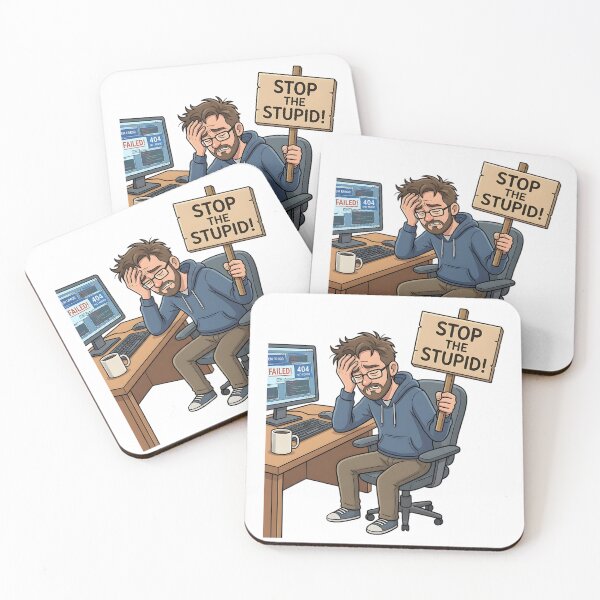 Item preview, Stop the Stupid Tech designed and sold by Eclectic Monkey.