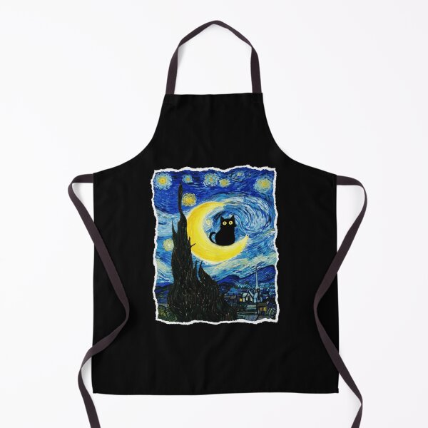Item preview, Black Cat on Crescent Moon Whimsical Night Sky designed and sold by JordynLadukeg65.