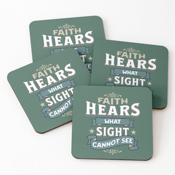 Item preview, Faith Hears What Sight Cannot See Faith Looks Good designed and sold by FaithLooksGood.