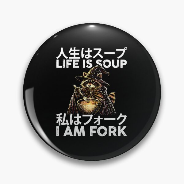 Artikelvorschau, Lustiges Waschbär-Zauberer-Leben ist Suppe, ich bin Gabel-Meme entworfen und verkauft von titanlevi.