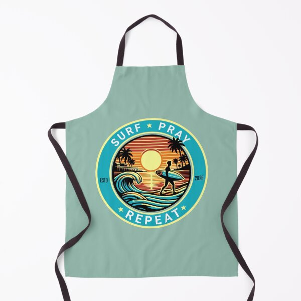 Item preview, Surf Pray Repeat Faith Looks Good designed and sold by FaithLooksGood.