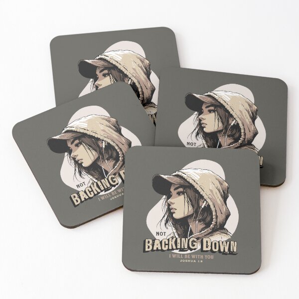 Item preview, Not Backing Down Joshua 1:9  Faith Looks Good designed and sold by FaithLooksGood.