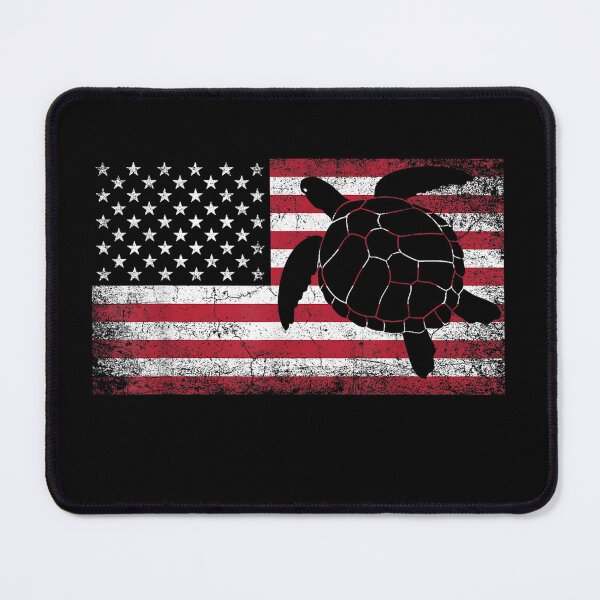 Item preview, eastern box turtle 4th of july us american flag patriotic designed and sold by mariazin.