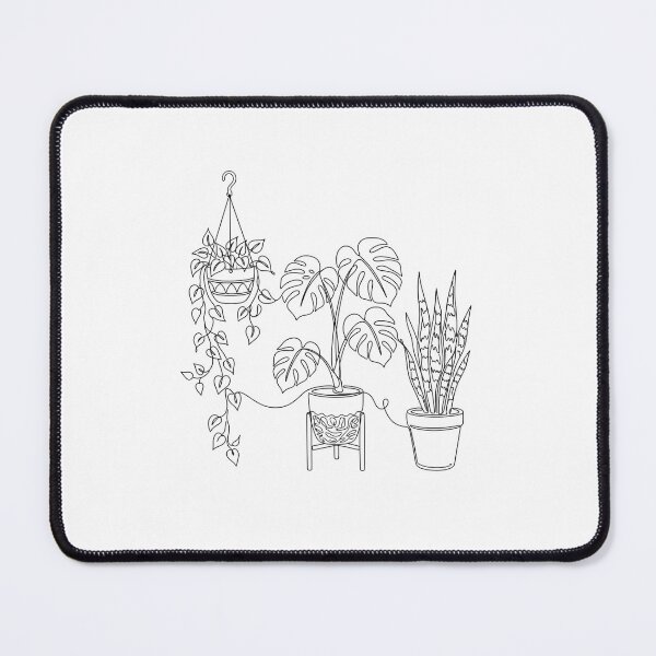 Item preview, Minimalist Botanical Fine Line Plant Parent Houseplants designed and sold by PictoVibe.
