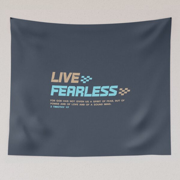 Item preview, Live Fearless 2 Timothy 1:7 Faith Looks Good designed and sold by FaithLooksGood.