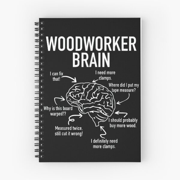 Item preview, Woodworker Brain Funny Workshop Humor Classic T-Shirt designed and sold by LillyCustomTees.