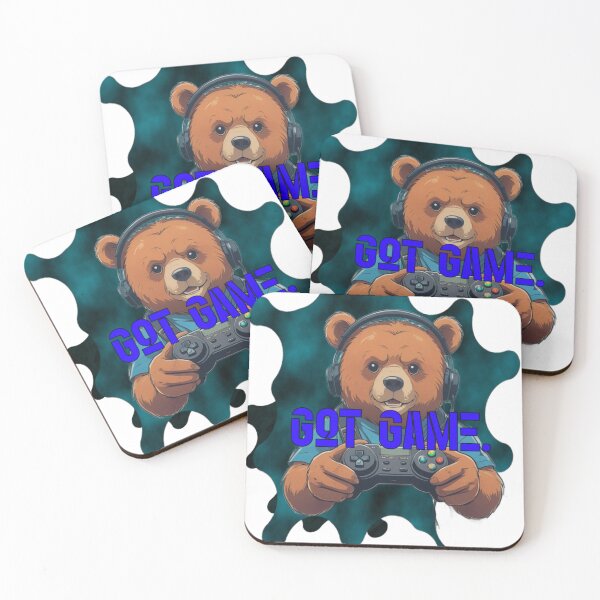 Item preview, Got Game Funny Gamer Bear Retro Controller designed and sold by Animalloveus.