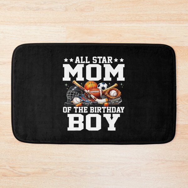 Item preview, Proud Sports Mom Birthday Boy Celebration Basketball and Soccer designed and sold by allistermariam.