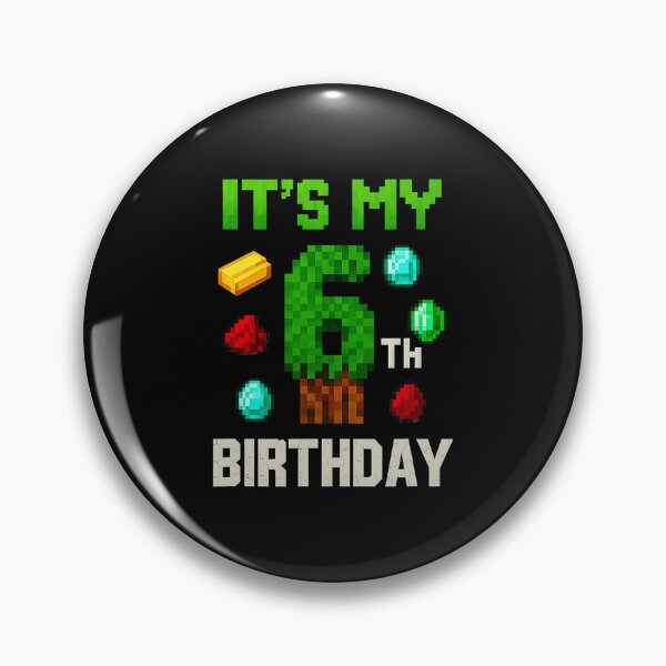Item preview, Pixel Level 6 Birthday Gamer Party Retro Arcade designed and sold by FGTV2021.