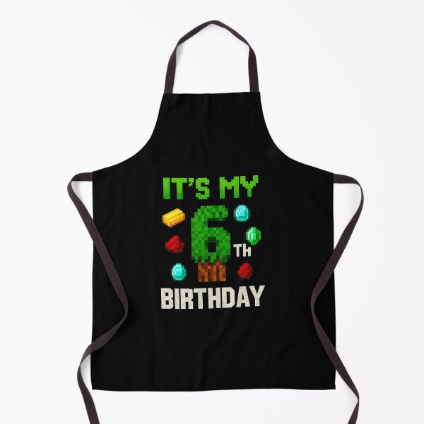 Item preview, Pixel Level 6 Birthday Gamer Party Retro Arcade designed and sold by FGTV2021.