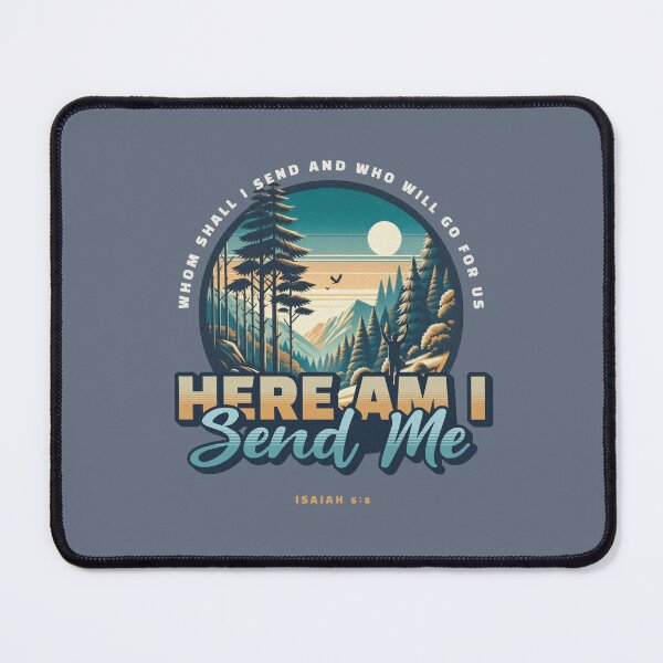 Item preview, Here Am I Send Me Isaiah 6:8 Faith Looks Good designed and sold by FaithLooksGood.