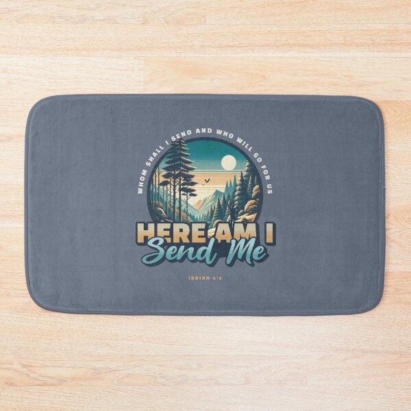 Item preview, Here Am I Send Me Isaiah 6:8 Faith Looks Good designed and sold by FaithLooksGood.