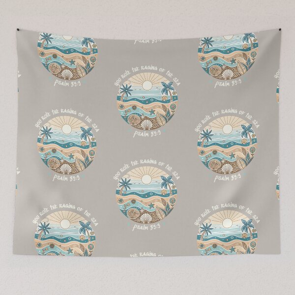 Item preview, You Rule the Raging of the Sea Psalm 89:9 Faith Looks Good designed and sold by FaithLooksGood.