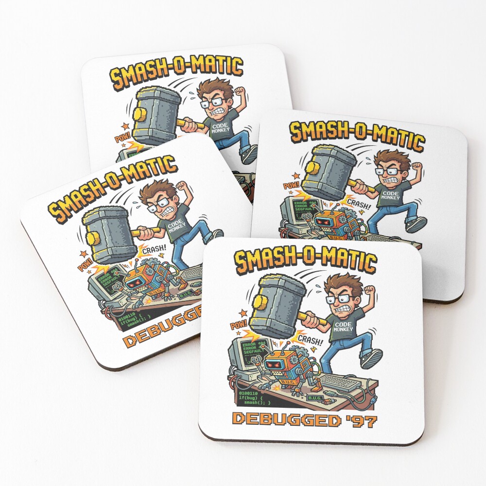 Item preview, Coasters (Set of 4) designed and sold by PictoVibe.