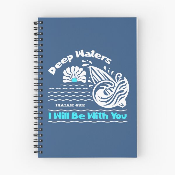Item preview, Deep Waters I Will Be With You Isaiah 43:2 Faith Looks Good designed and sold by FaithLooksGood.