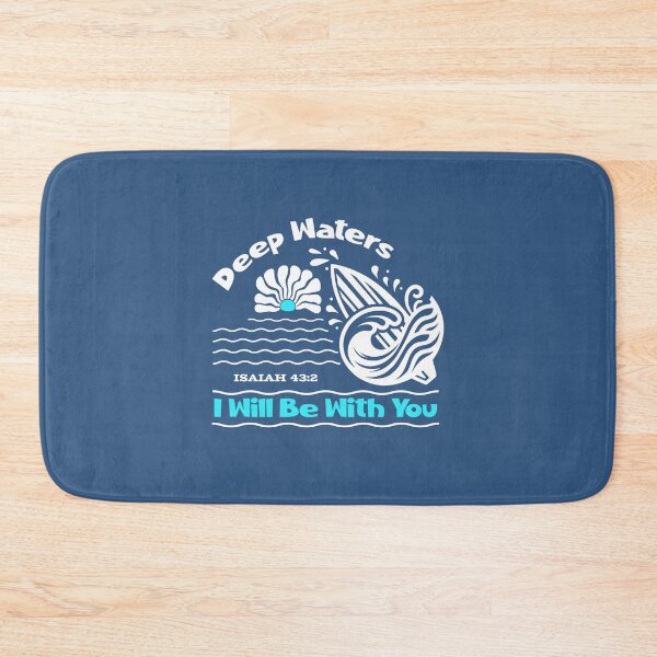 Item preview, Deep Waters I Will Be With You Isaiah 43:2 Faith Looks Good designed and sold by FaithLooksGood.