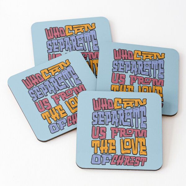 Item preview, Who Can Separate Us From the Love of Christ Romans 8:38-39 Faith Looks Good designed and sold by FaithLooksGood.