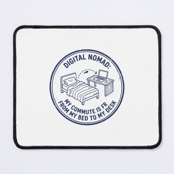 Item preview, Digital Nomad Bed To Desk Funny Remote Work Commute designed and sold by PictoVibe.