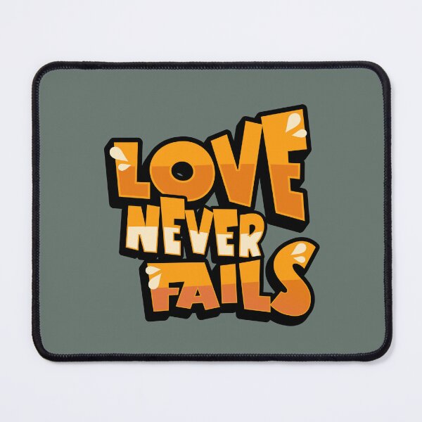 Item preview, Love Never Fails 1 Corinthians 13:8 Faith Looks Good designed and sold by FaithLooksGood.